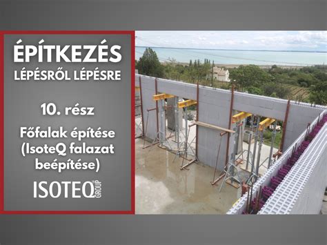 IsoteQ építőelemek beépítése