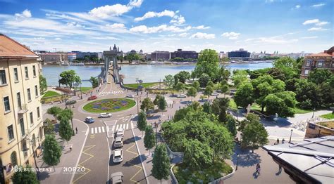 Építkezési terület a Clark Ádám tér közelében