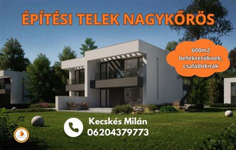 építési telek és új ház építés