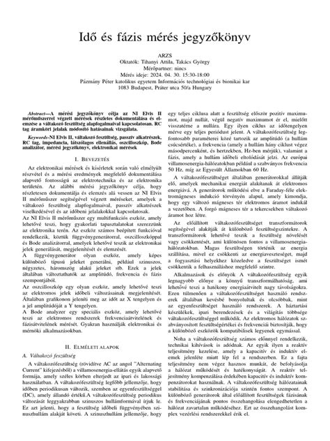 Előkészületi fázis és fűtési jegyzőkönyv