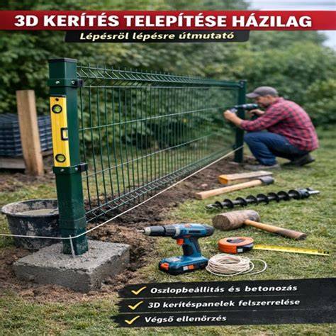 kerítésoszlopok gyorsbeton ábrája