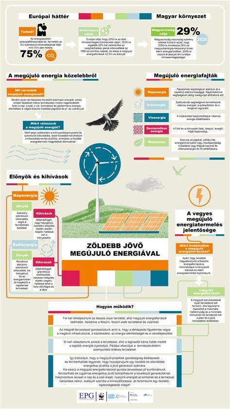 Jövő irányokat szemléltető infographic