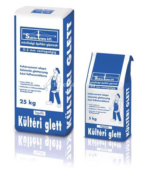 Kültéri glett előkészítése és felhasználás vizuális áttekintés