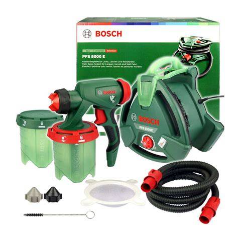 Bosch PFS 5000 E felépítése és tartozékei