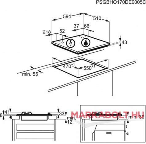 főzőlap beépítés és felület geometria