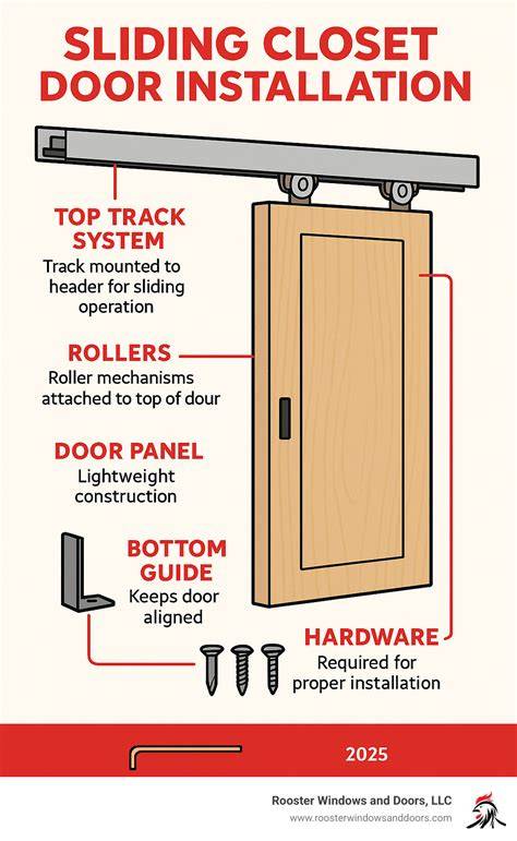 innovative sliding door system infographic