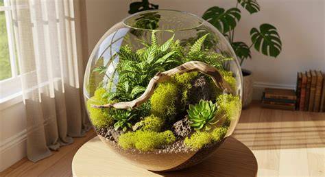 trópusi terrárium háttér készítése hungarocell és purhab