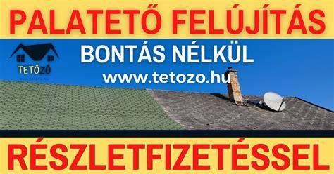 tetőfelújítás bontás nélkül infographic