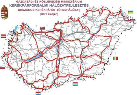 Magyar kerékpárút hálózat térképe