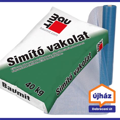 Különböző struktúrájú Baumit vakolatok