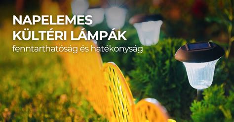 Különböző típusú kültéri lámpák