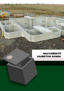 vasbeton akna elemek és fedlapok