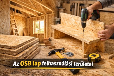 OSB vastagság és felhasználási útmutató térkép