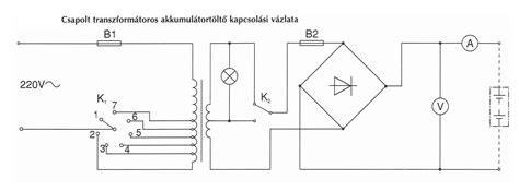 Aux bemenet kapcsolási elv grafikus ábra
