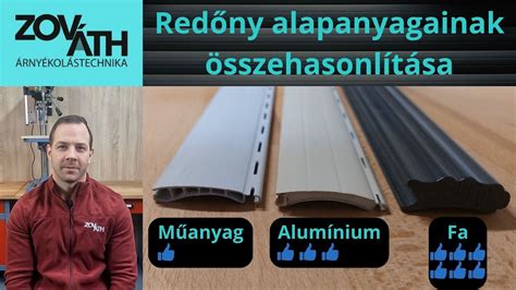 Műanyag és alumínium redőnylécek összehasonlítása