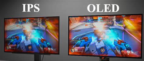 OLED vs IPS color and brightness comparison
