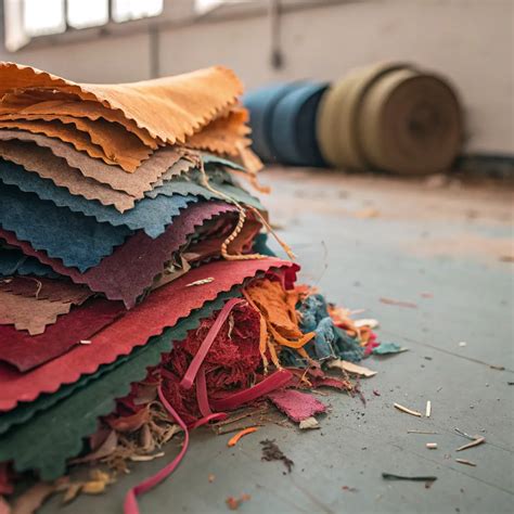 Különböző textil alapanyagok