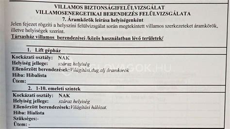 Villamos biztonsági felülvizsgálat műszerrel