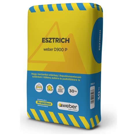 cementesztrich és esztrich típusok összefoglaló diagram
