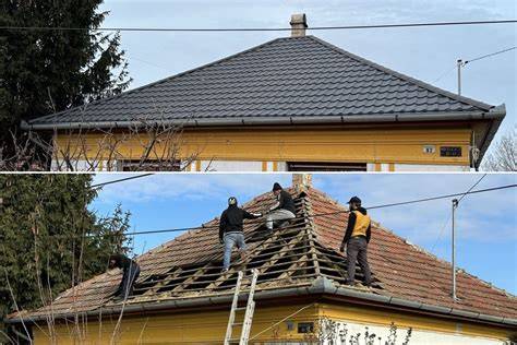 tetőépítés és tetőfelújítás vizuális áttekintés