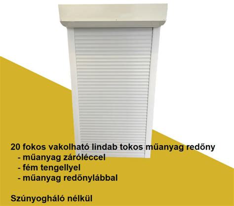 Osztott tokos redőnyajtó
