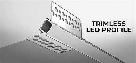 trimless LED profil részlete