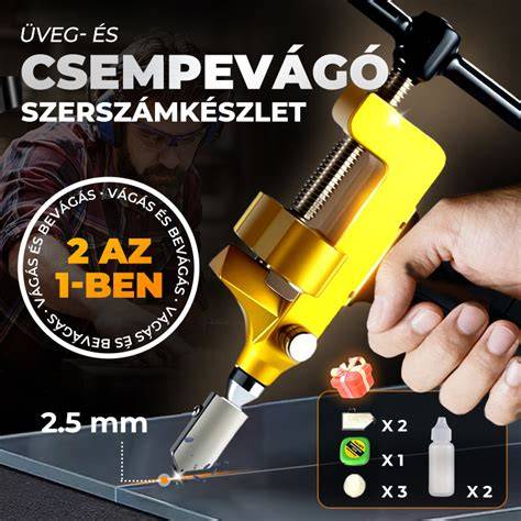 csempe vágó és fúró eszközök elhelyezése