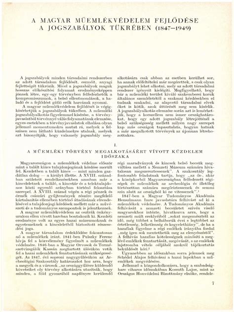 magyar műemlékvédelem reformja