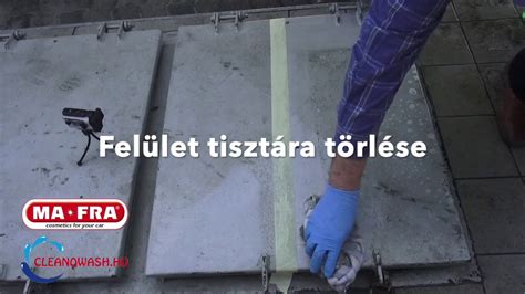 Felület tisztítása fugázás előtt