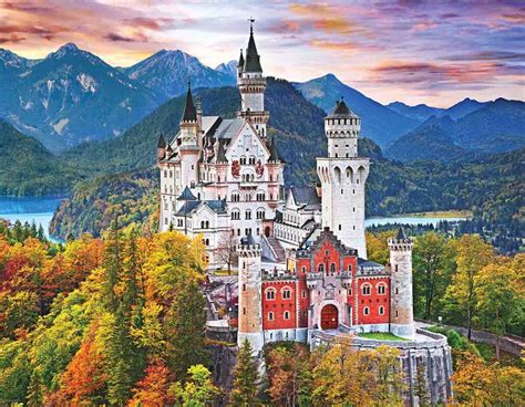 Neuschwanstein kastély építkezése