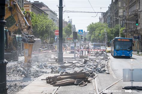 Nagykörút villamospálya felújítása