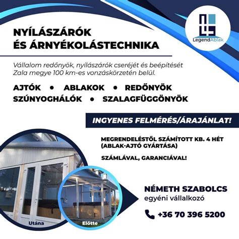 árnyékolástechnika Nagykanizsa vizuális áttekintés