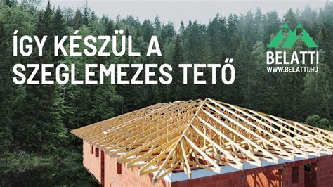 Egy tetőszerkezet részlete, gerendákkal és szarufákkal