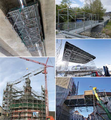 Layher Allround rendszer vizuális áttekintése