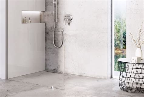 modern walk-in zuhanyzó