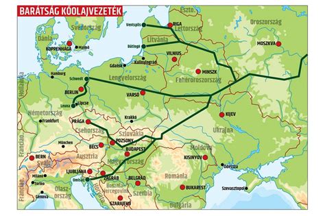 Energiaútvonalak és csővezeték-hálózat illusztráció