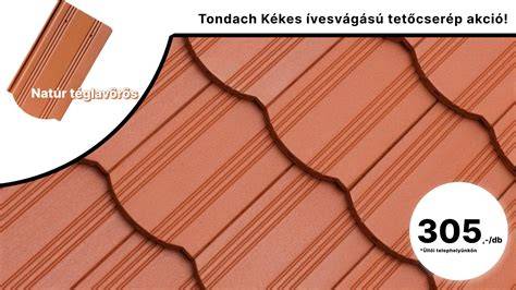 Tondach tetőcserép és kiegészítői infografika