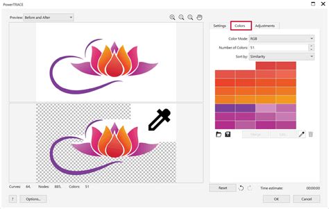 CorelDRAW PowerTRACE funkció