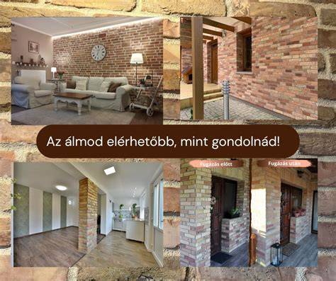 tégla felület tisztítása és impregnálás