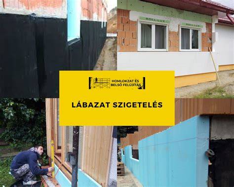 Zsaluzat és vízszigetelés részletei