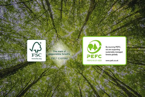FSC és PEFC tanúsítási logók