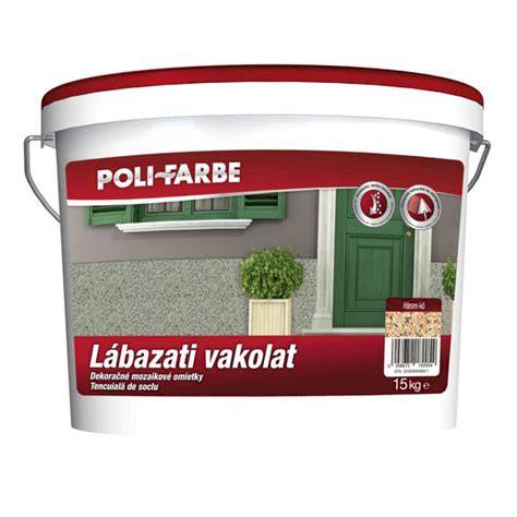 lábazati vakolat vizuális példája homlokzat