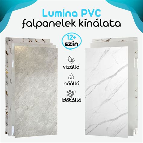 PVC falpanel és lamberia összehasonlítás vizuális ábrája