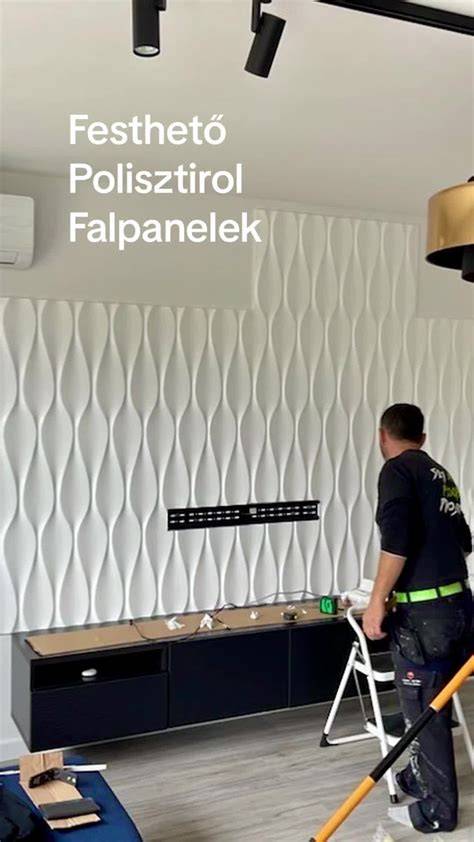 felújítás vlies falburkolat részlete