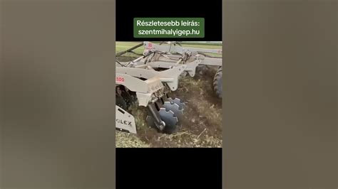Rövidtárcsa munka közben