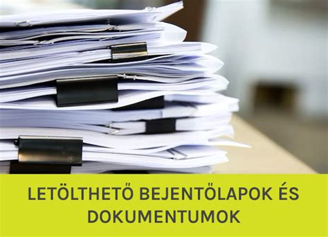 Az e-naplóban rögzíthető dokumentumok típusai