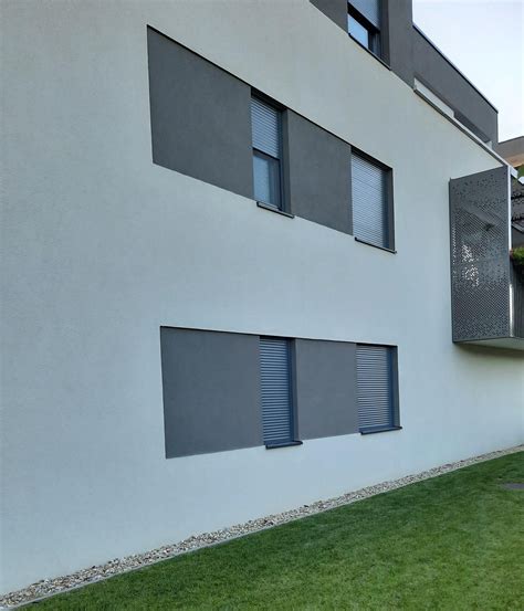 Modern redőnyök homlokzaton