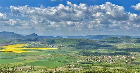Káli-medence panoráma kilátás