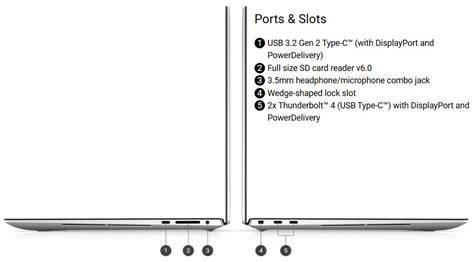 Dell XPS 13 side ports and design
