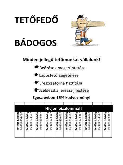 tetőfedő bádogos referencia fotó